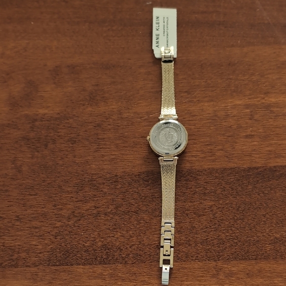 Anne Klein Gold-Tone Mesh Bracelet Watch - Picture 3 of 4